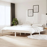 3100589  Bed Frame Without Mattress Solid Wood (810017+814094)