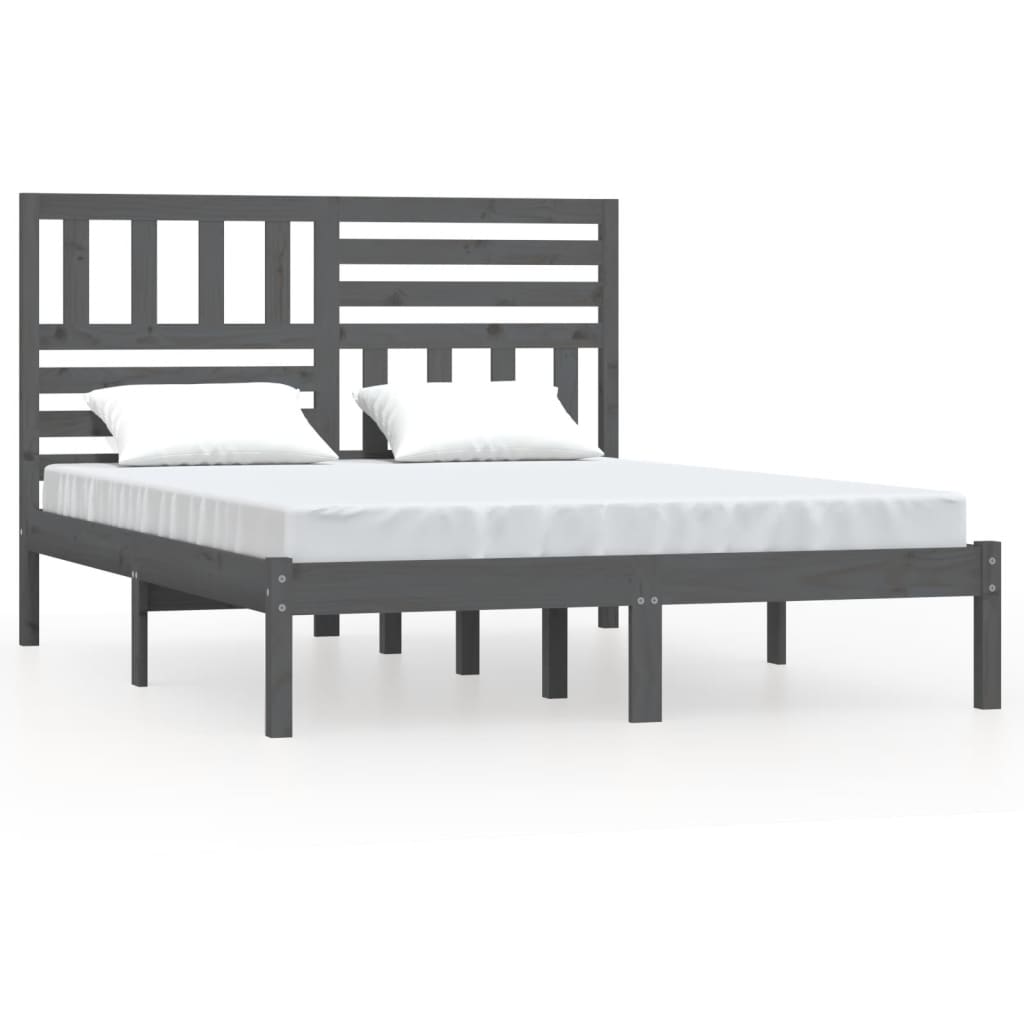 Bed Frame Without Mattress Double Double Solid Wood Pine