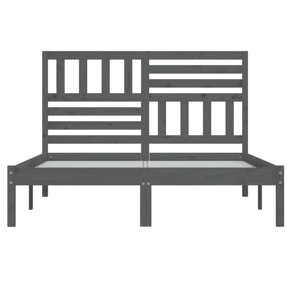 Bed Frame Without Mattress Double Double Solid Wood Pine