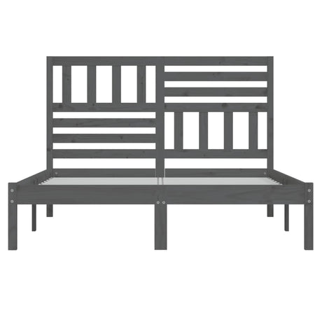 Bed Frame Without Mattress Double Double Solid Wood Pine