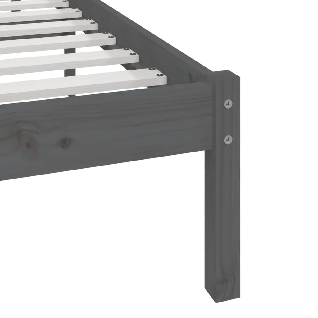 Bed Frame Without Mattress Double Double Solid Wood Pine