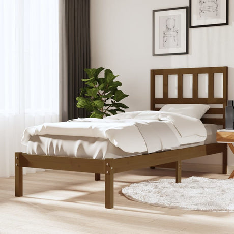 Bed Frame Without Mattress Double Double Solid Wood Pine