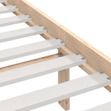 Bed Frame without Mattress Solid Wood 140x190 cm