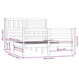 Bed Frame Without Mattress Solid Wood