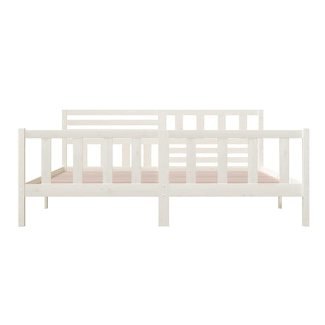 3101174  Bed Frame Without Mattress Solid Wood (810103+814165)