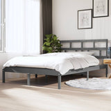 3101242  Bed Frame Without Mattress Solid Wood Pine (810041+814218)
