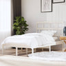 3101242  Bed Frame Without Mattress Solid Wood Pine (810041+814218)