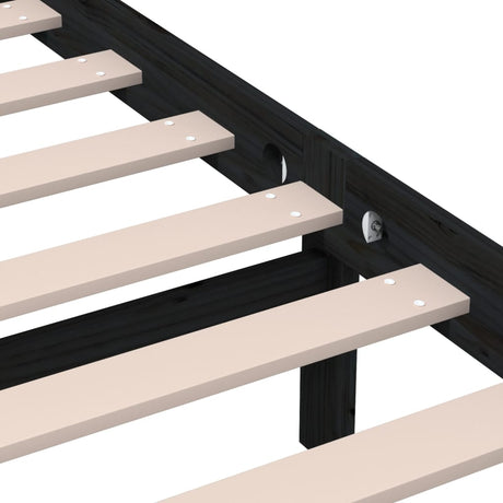 3101242  Bed Frame Without Mattress Solid Wood Pine (810041+814218)