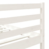 Bed Frame without Mattress White Small Double Solid Wood