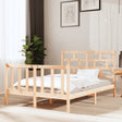 3101369  Bed Frame Without Mattress Solid Wood (810103+814215)