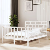 3101369  Bed Frame Without Mattress Solid Wood (810103+814215)