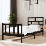 3101369  Bed Frame Without Mattress Solid Wood (810103+814215)