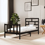 3101369  Bed Frame Without Mattress Solid Wood (810103+814215)