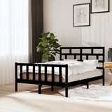 3101369  Bed Frame Without Mattress Solid Wood (810103+814215)
