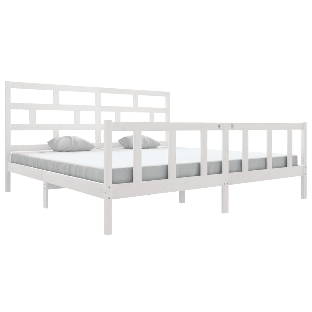 3101369  Bed Frame Without Mattress Solid Wood (810103+814215)