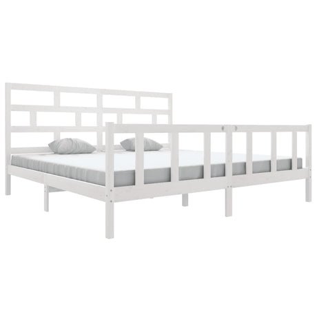 3101369  Bed Frame Without Mattress Solid Wood (810103+814215)