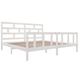 3101369  Bed Frame Without Mattress Solid Wood (810103+814215)