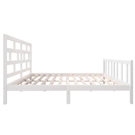 3101369  Bed Frame Without Mattress Solid Wood (810103+814215)