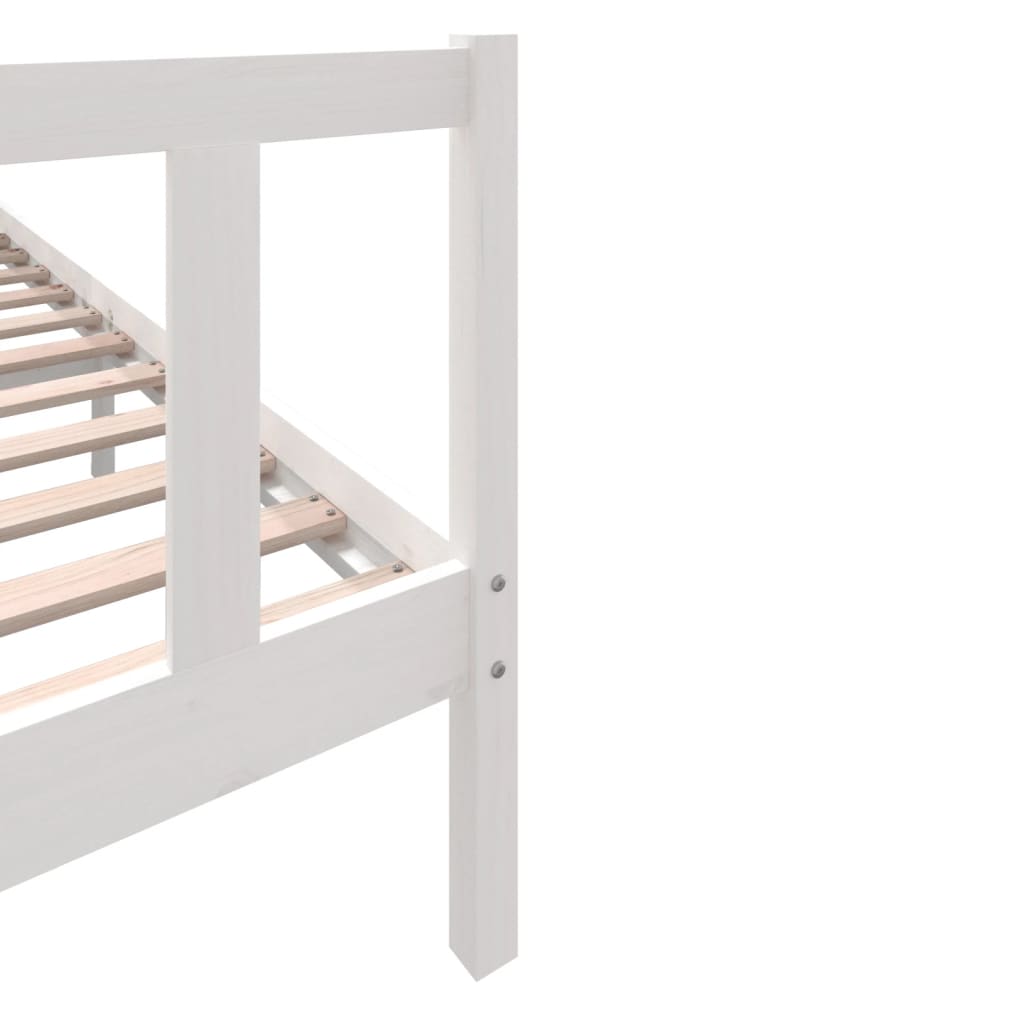 3101369  Bed Frame Without Mattress Solid Wood (810103+814215)