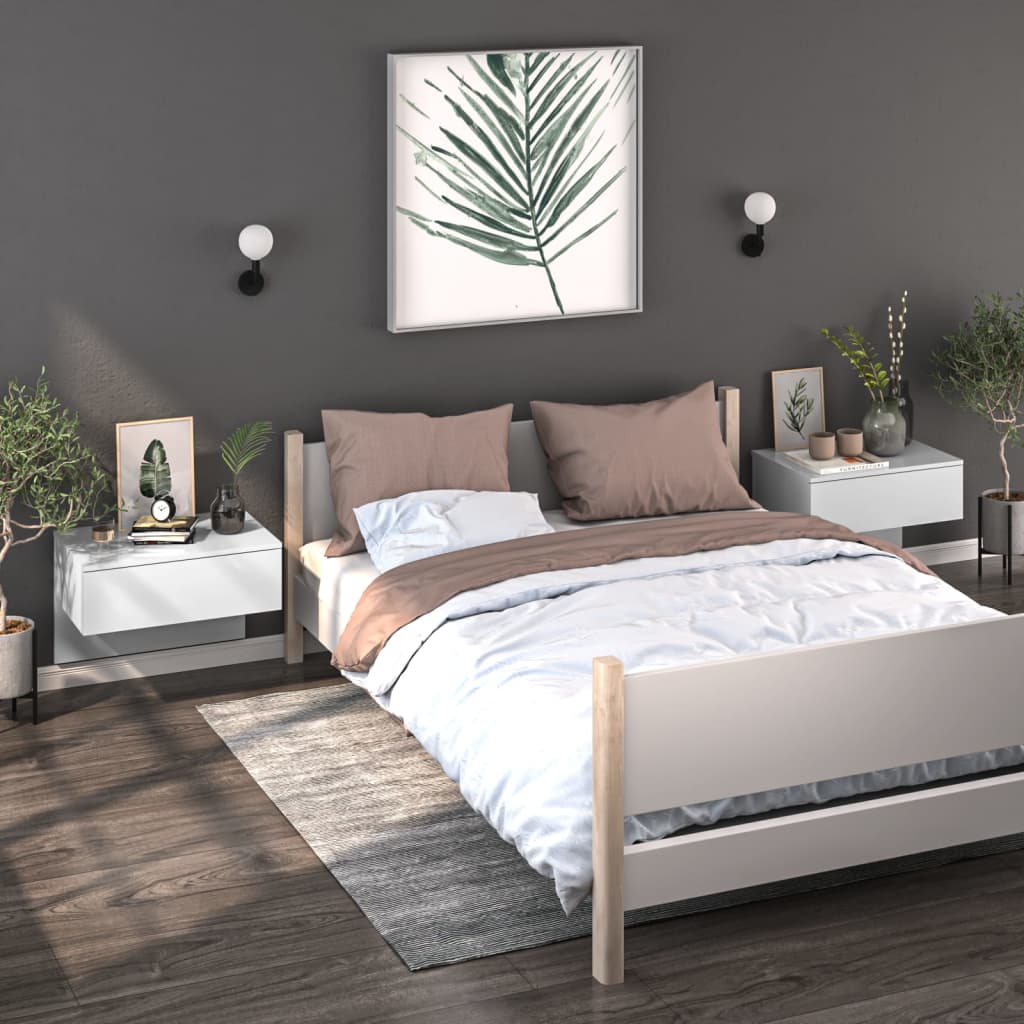 Wall-Mounted Bedside Cabinet