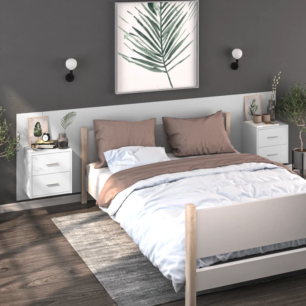 Wall-Mounted Bedside Cabinet