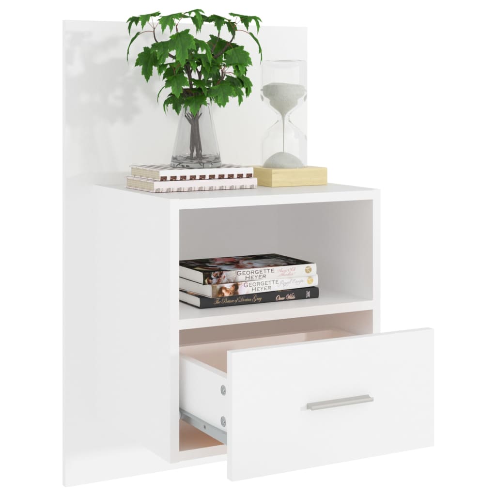 Wall-Mounted Bedside Cabinet