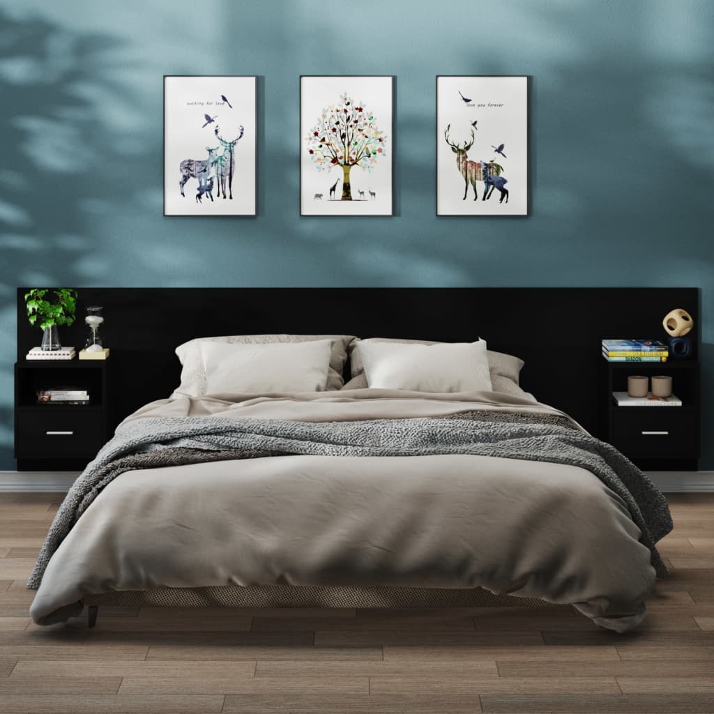 Wall-Mounted Bedside Cabinet