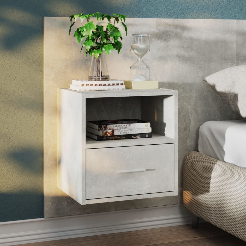 Wall-Mounted Bedside Cabinet
