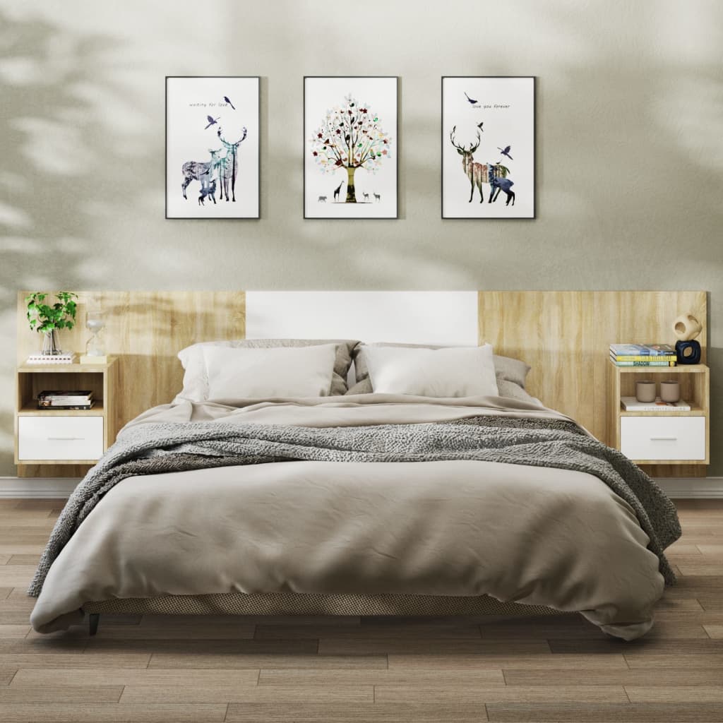 Wall-Mounted Bedside Cabinet