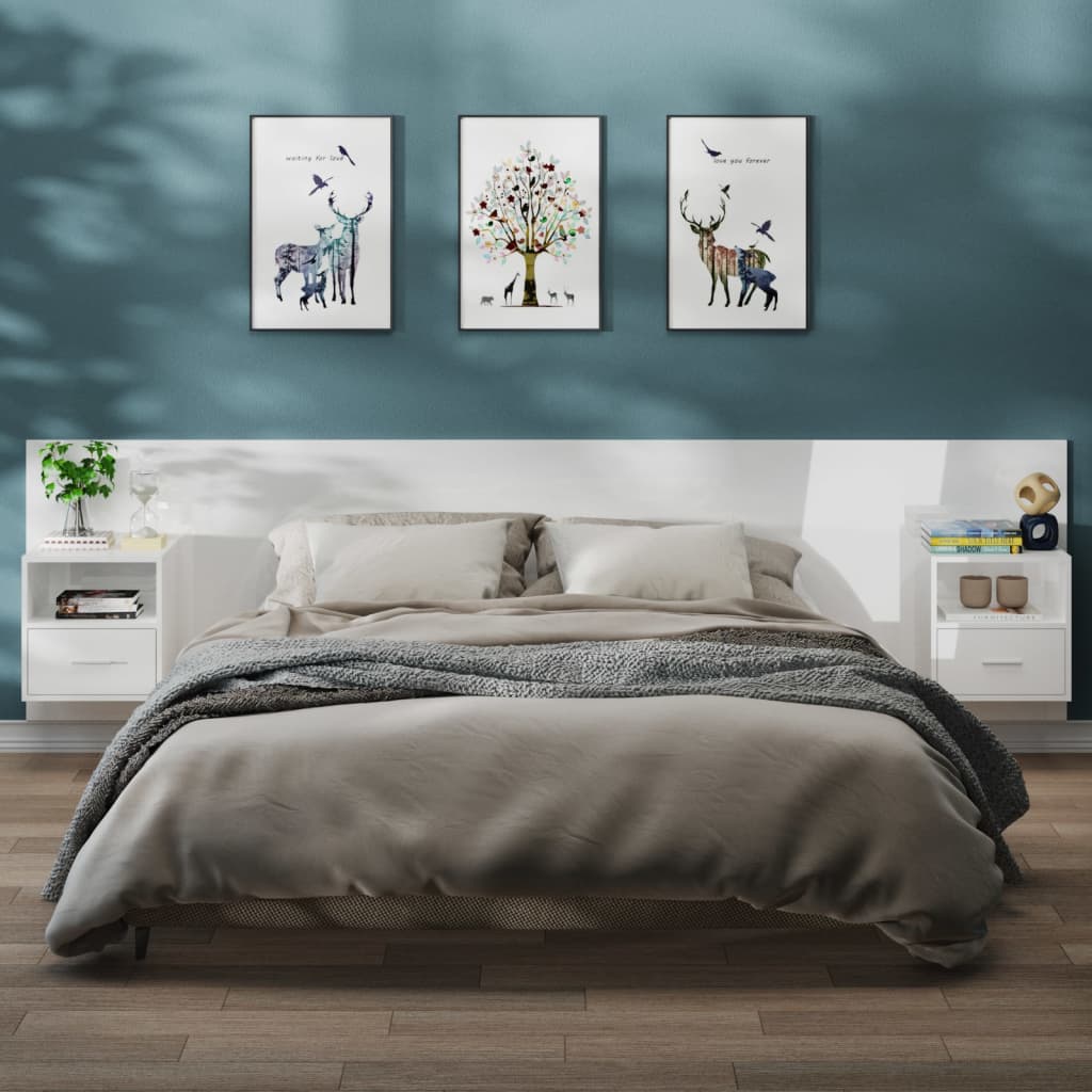 Wall-Mounted Bedside Cabinet