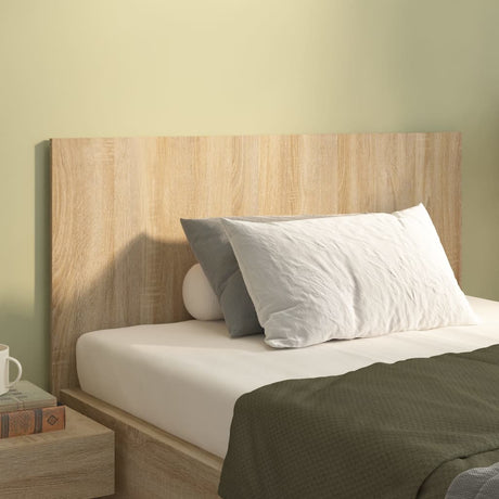 Bed Headboard 120X1.5X80 Cm Engineered Wood