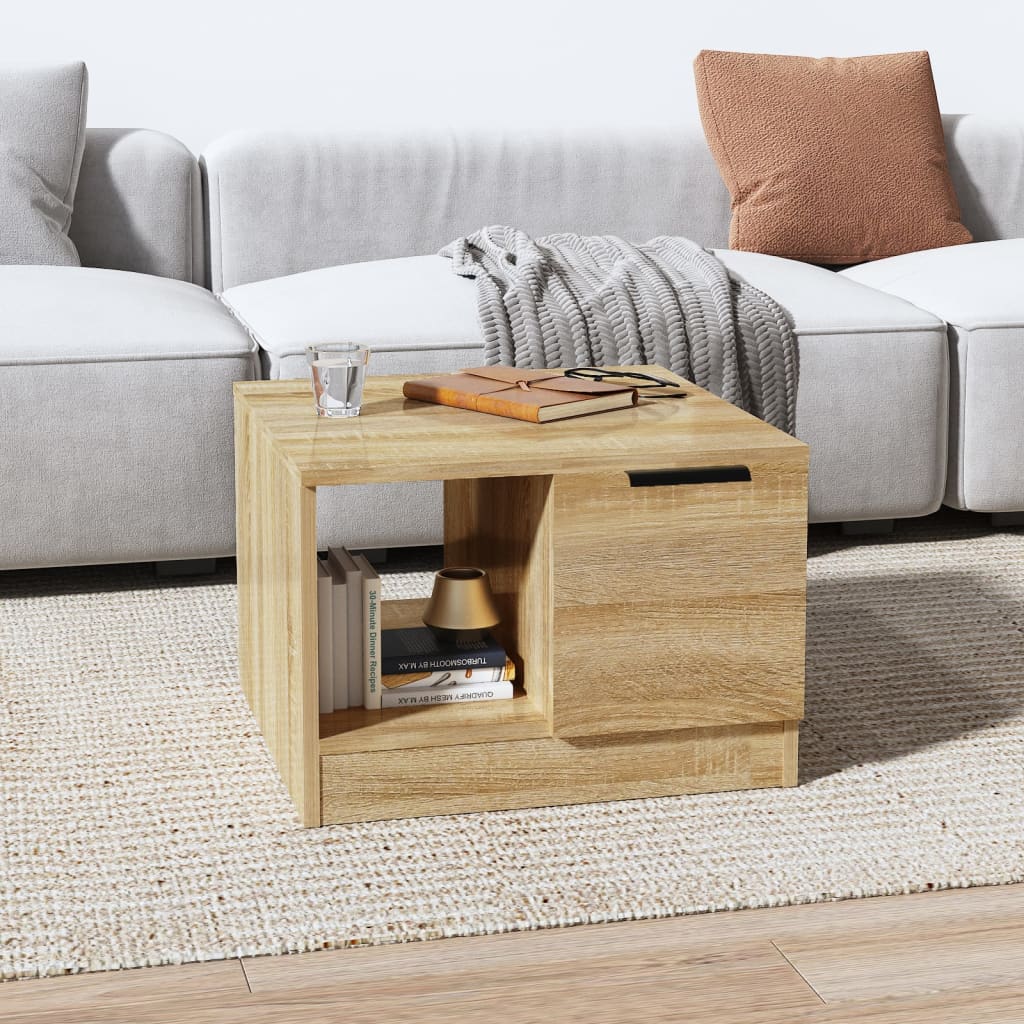 Coffee Table 50X50X36 Cm Engineered Wood