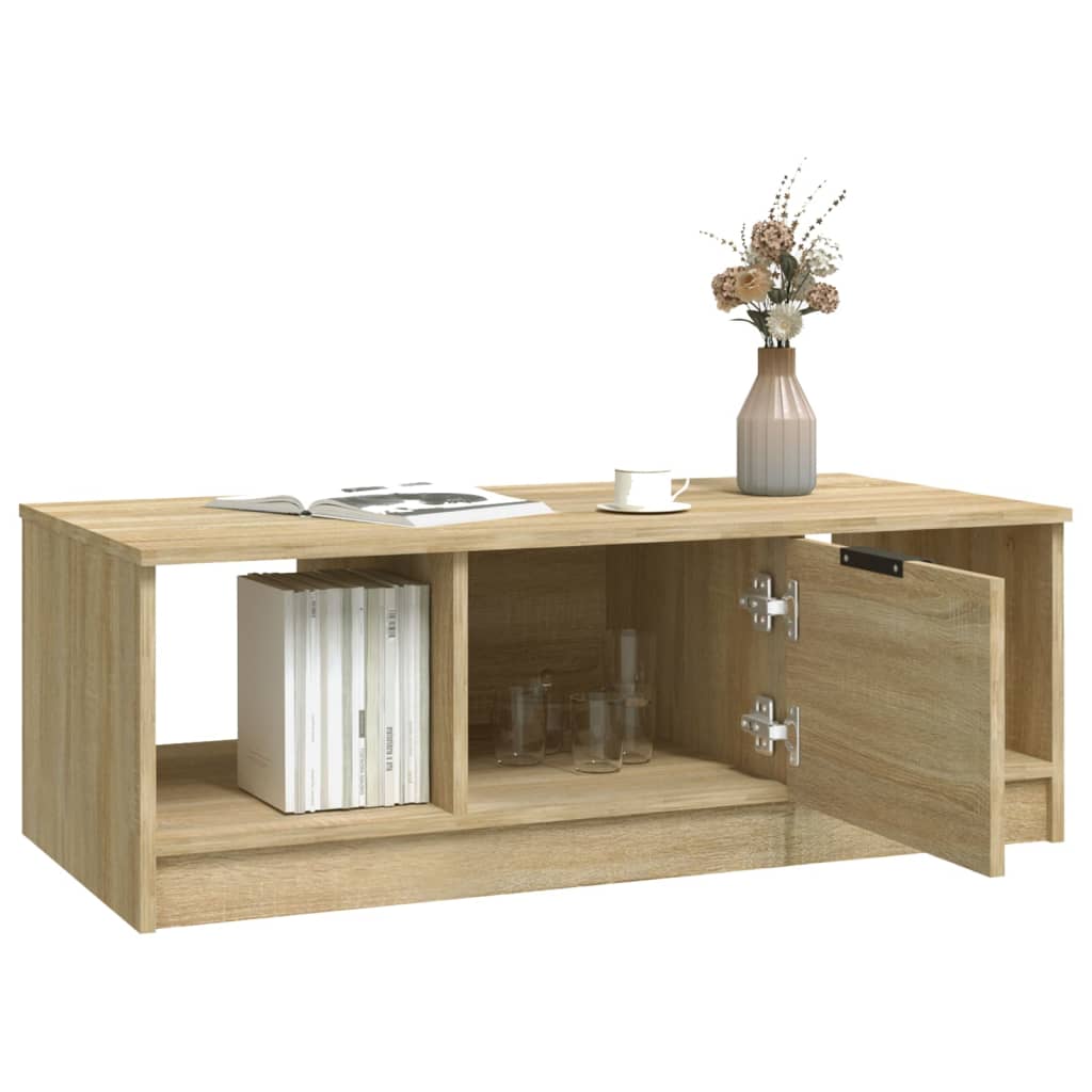Coffee Table 102X50X36 Cm Engineered Wood