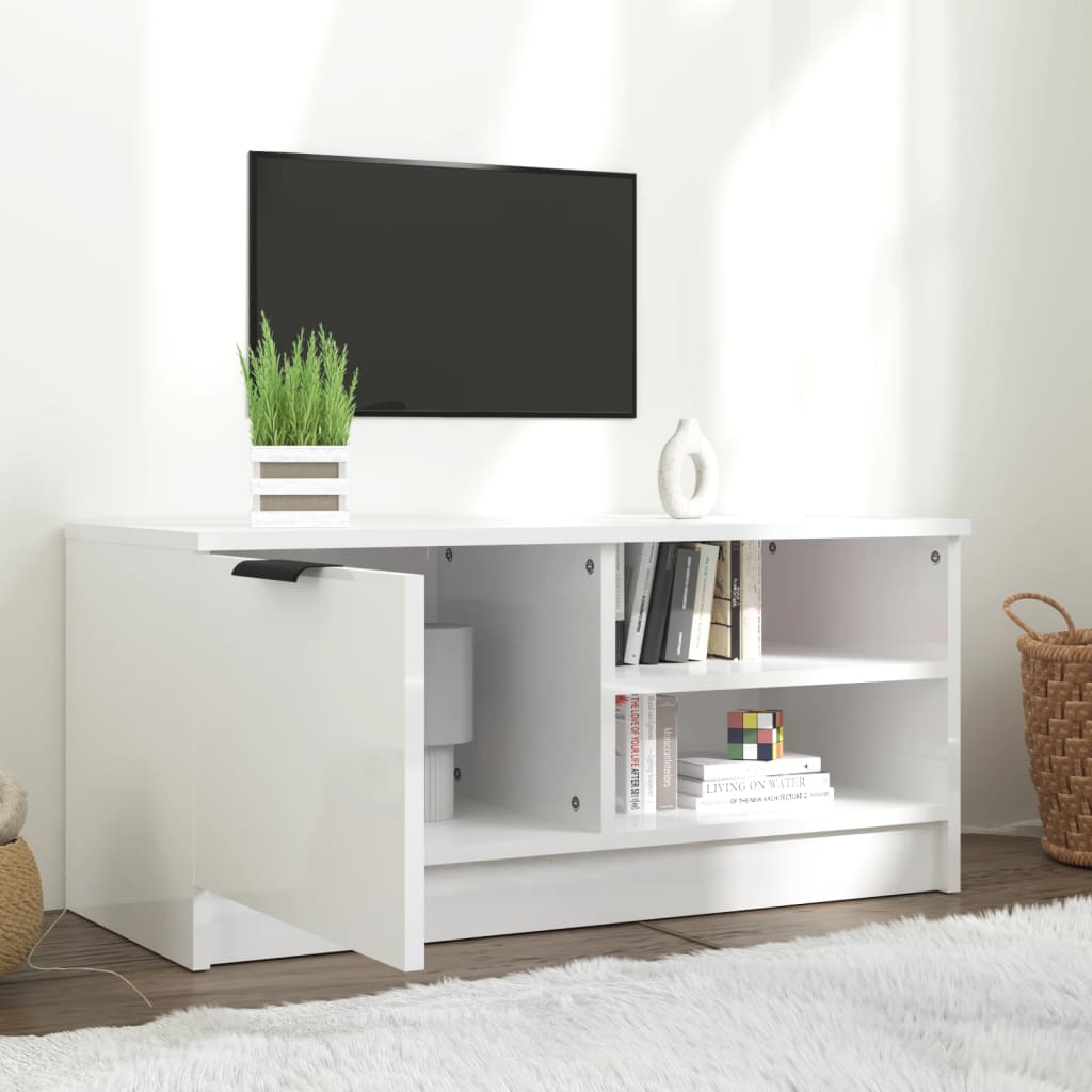 Tv Cabinet 80X35X36.5 Cm Engineered Wood