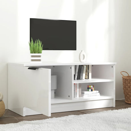 Tv Cabinet 80X35X36.5 Cm Engineered Wood
