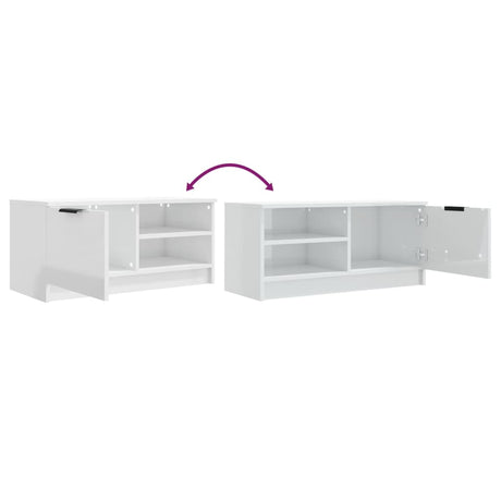 Tv Cabinet 80X35X36.5 Cm Engineered Wood
