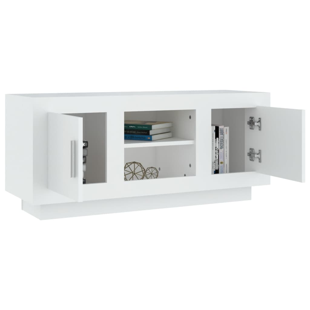 Tv Cabinet 102X35X45 Cm Engineered Wood