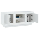 Tv Cabinet 102X35X45 Cm Engineered Wood