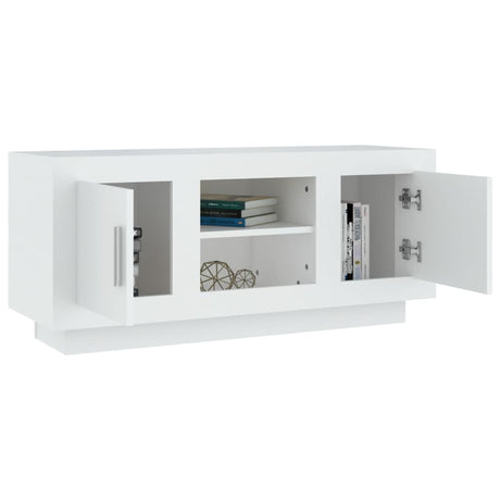 Tv Cabinet 102X35X45 Cm Engineered Wood
