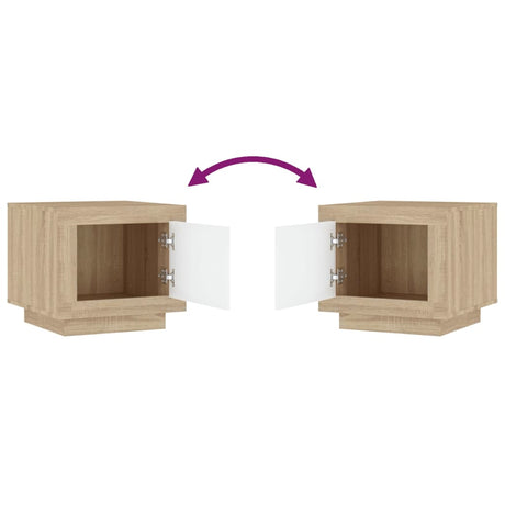 Coffee Table 51X50X45 Cm Engineered Wood