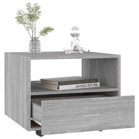Coffee Table 55X55X40 Cm Engineered Wood