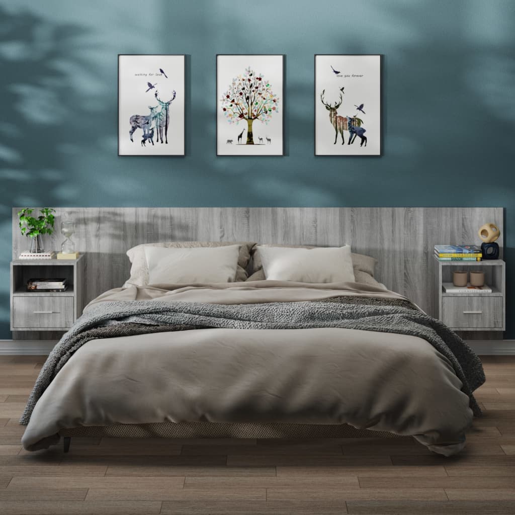 Wall-Mounted Bedside Cabinet