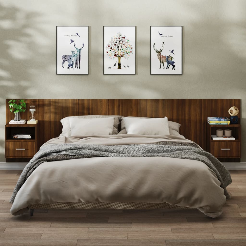 Wall-Mounted Bedside Cabinet