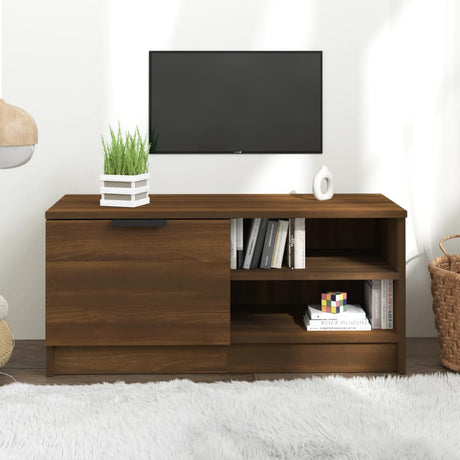 Tv Cabinet 80X35X36.5 Cm Engineered Wood