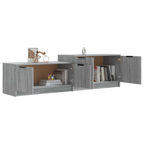 Tv Cabinet 158.5X36X45 Cm Engineered Wood