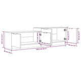 Tv Cabinet 158.5X36X45 Cm Engineered Wood