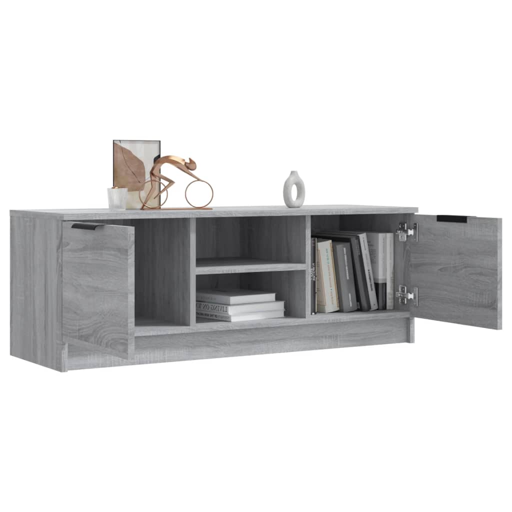 Tv Cabinet 102X35X36.5 Cm Engineered Wood