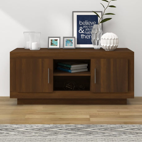 Tv Cabinet 102X35X45 Cm Engineered Wood