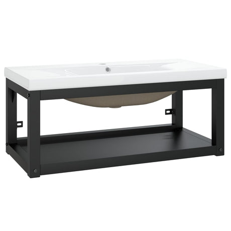Bathroom Washbasin Frame With Built-In Basin Iron