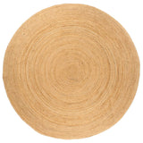 Area Rug Braided Jute Round